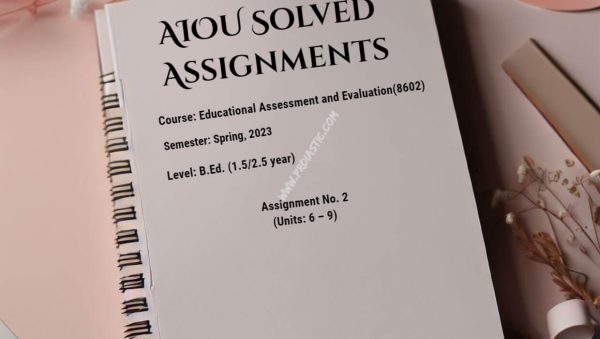 AIOU Solved Assignment 2024 Spring & Autumn