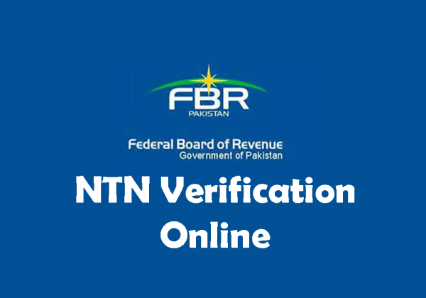 Online NTN Verification 2024 By CNIC via fbr.gov.pk