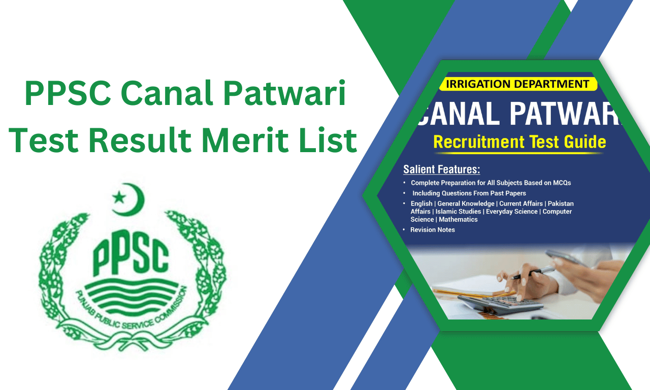 PPSC Canal Patwari Test Result 2023 Merit List Check Online