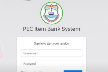 PEC Item Bank System Login 2023 SBA Exam