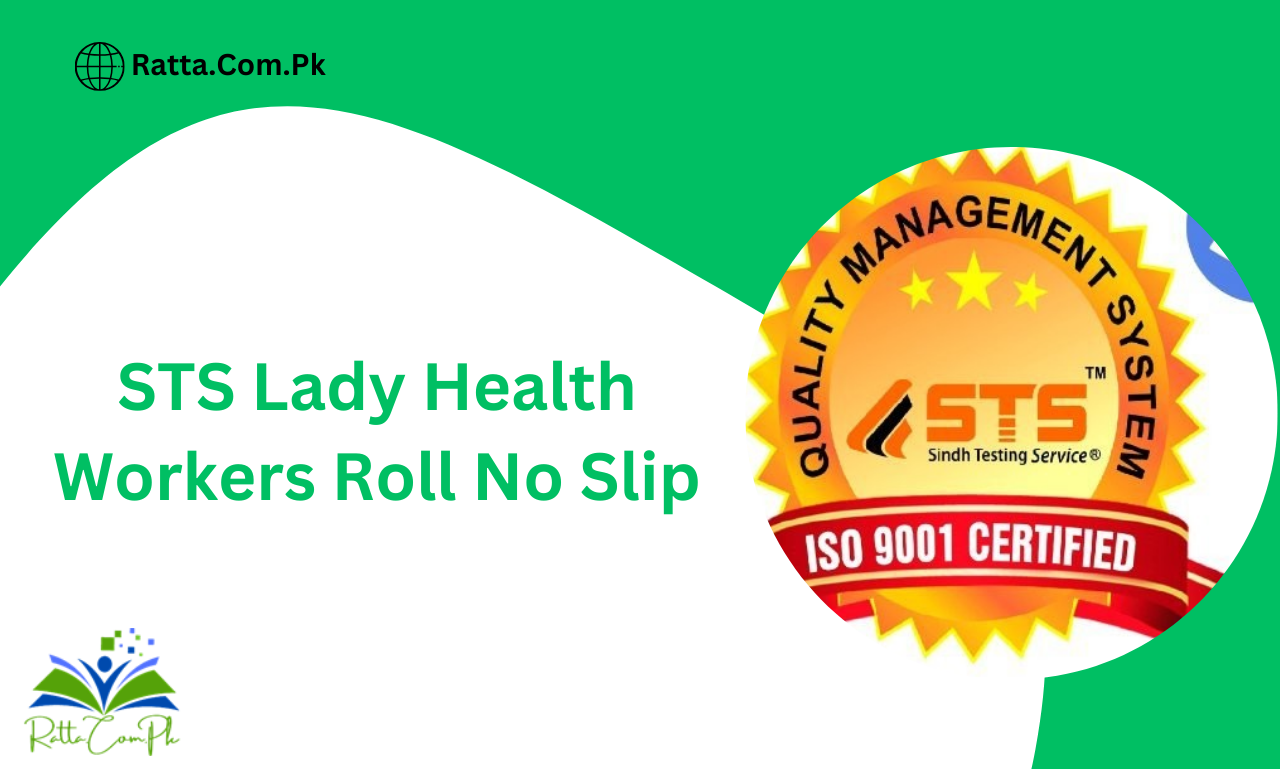 STS Lady Health Workers Roll No Slip 2024 Download