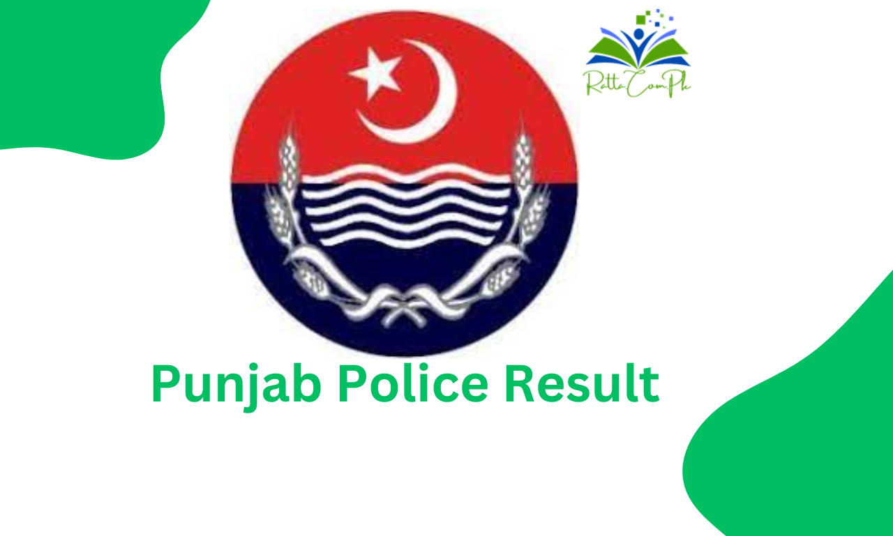 Special Branch Punjab Police Written Test Result 2024